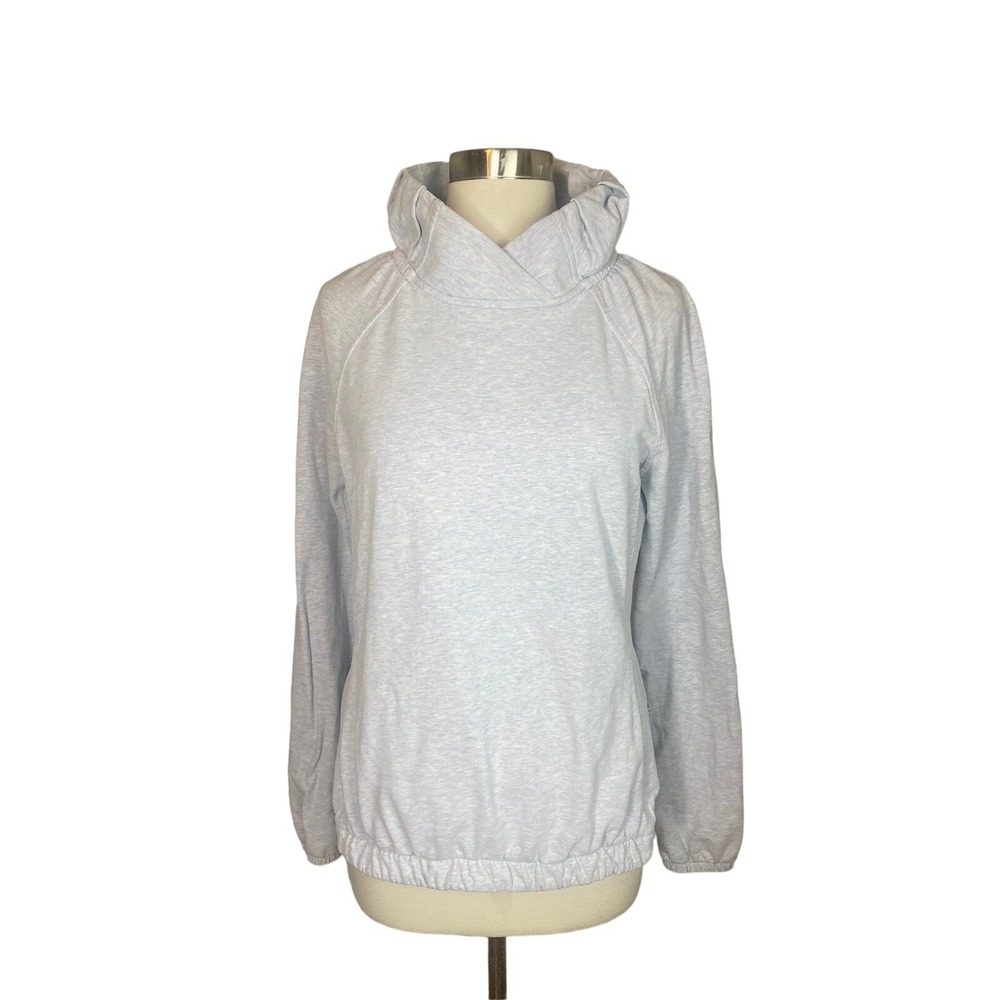 Lululemon After All Pullover Sweater Size 6 in Lavender Heathered Cool Breeze